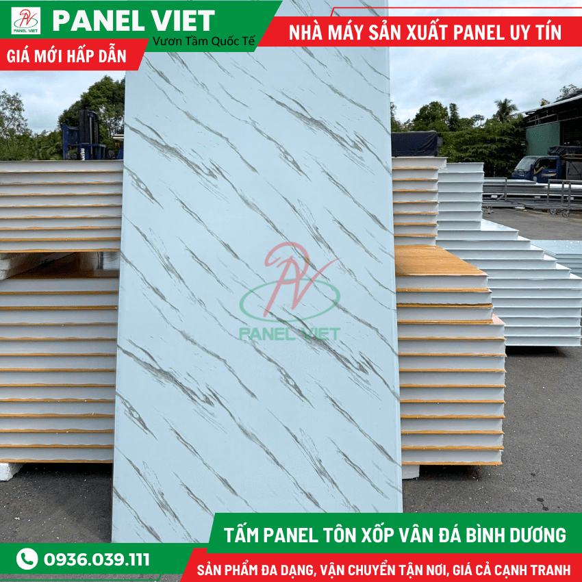 Tấm Panel Vân Đá Bình Dương
